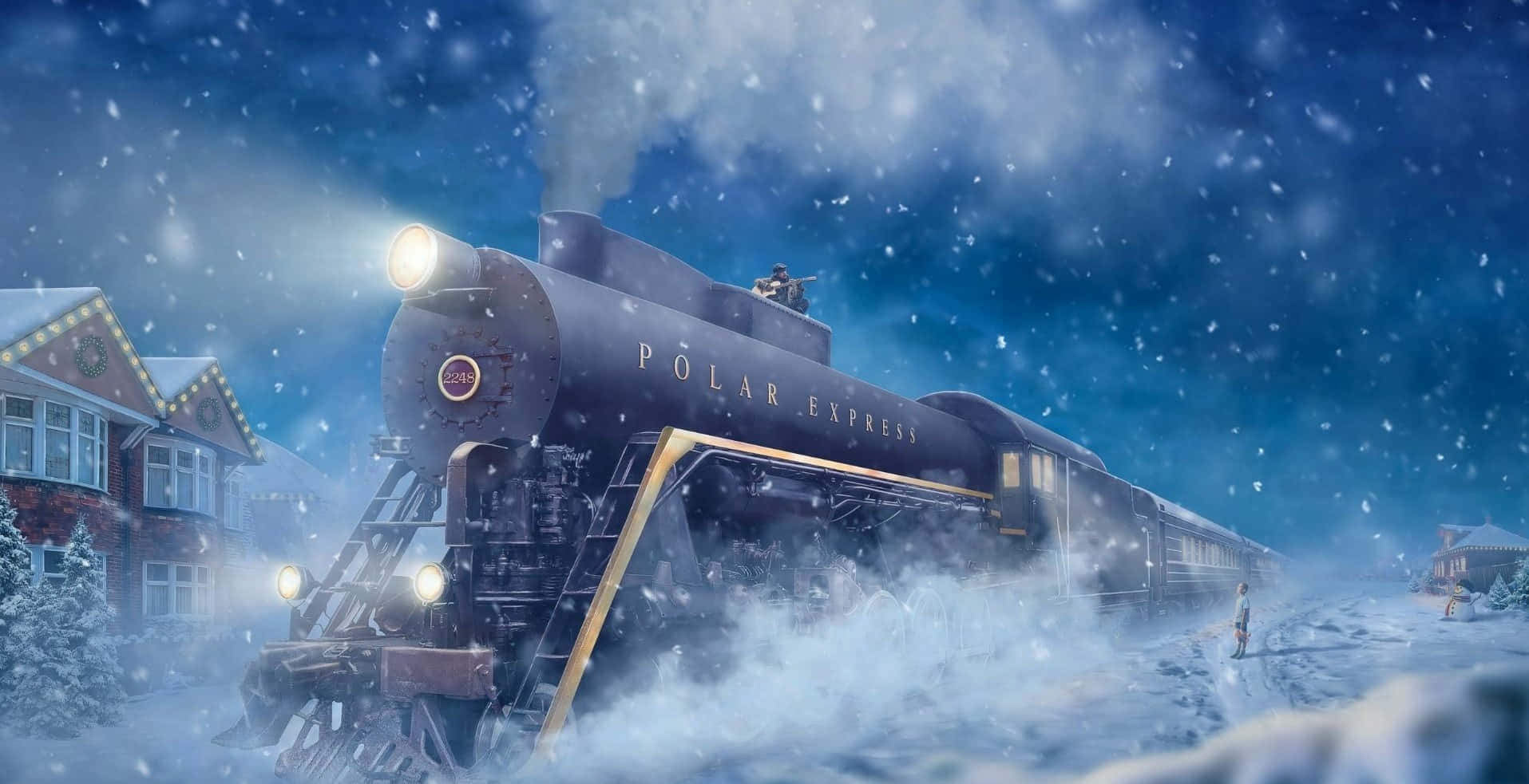Christmas Vacation Zoom Background Polar Express