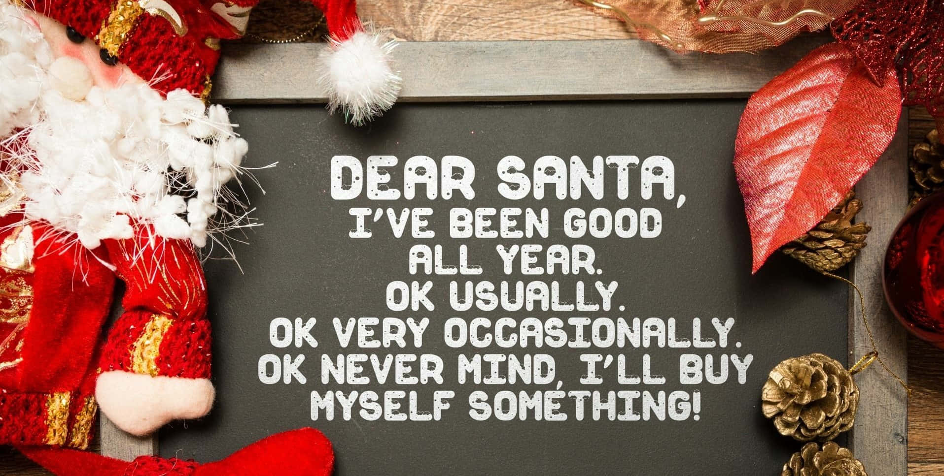 Christmas Vacation Zoom Background Message