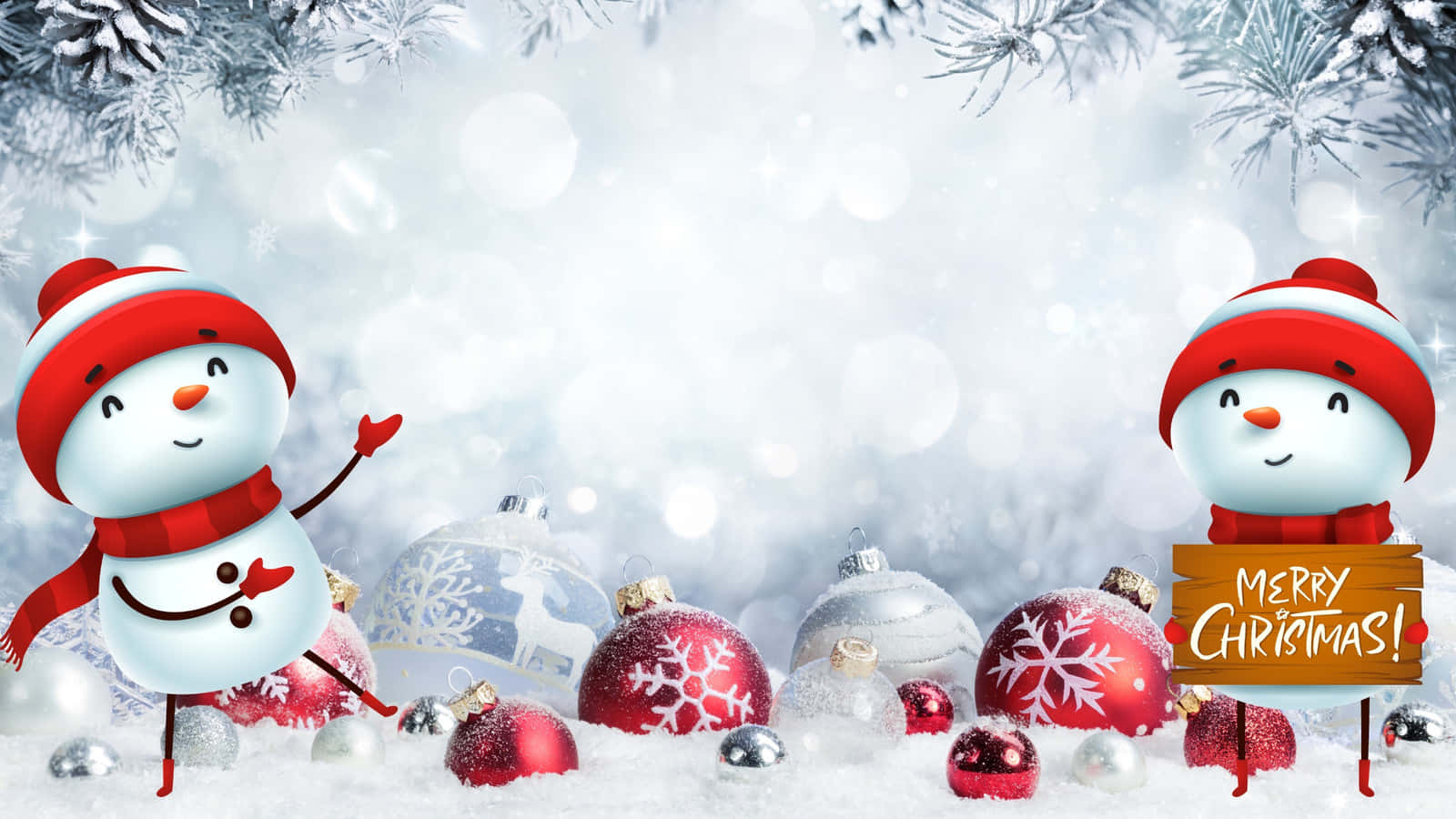 Keep the holiday spirit alive with our virtual Christmas background