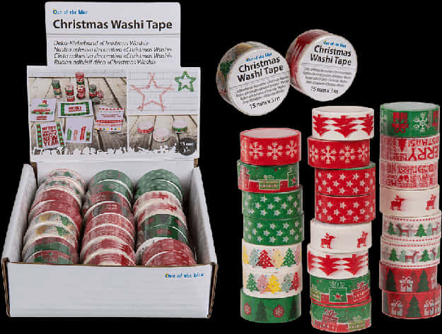 Christmas Washi Tape Collection PNG