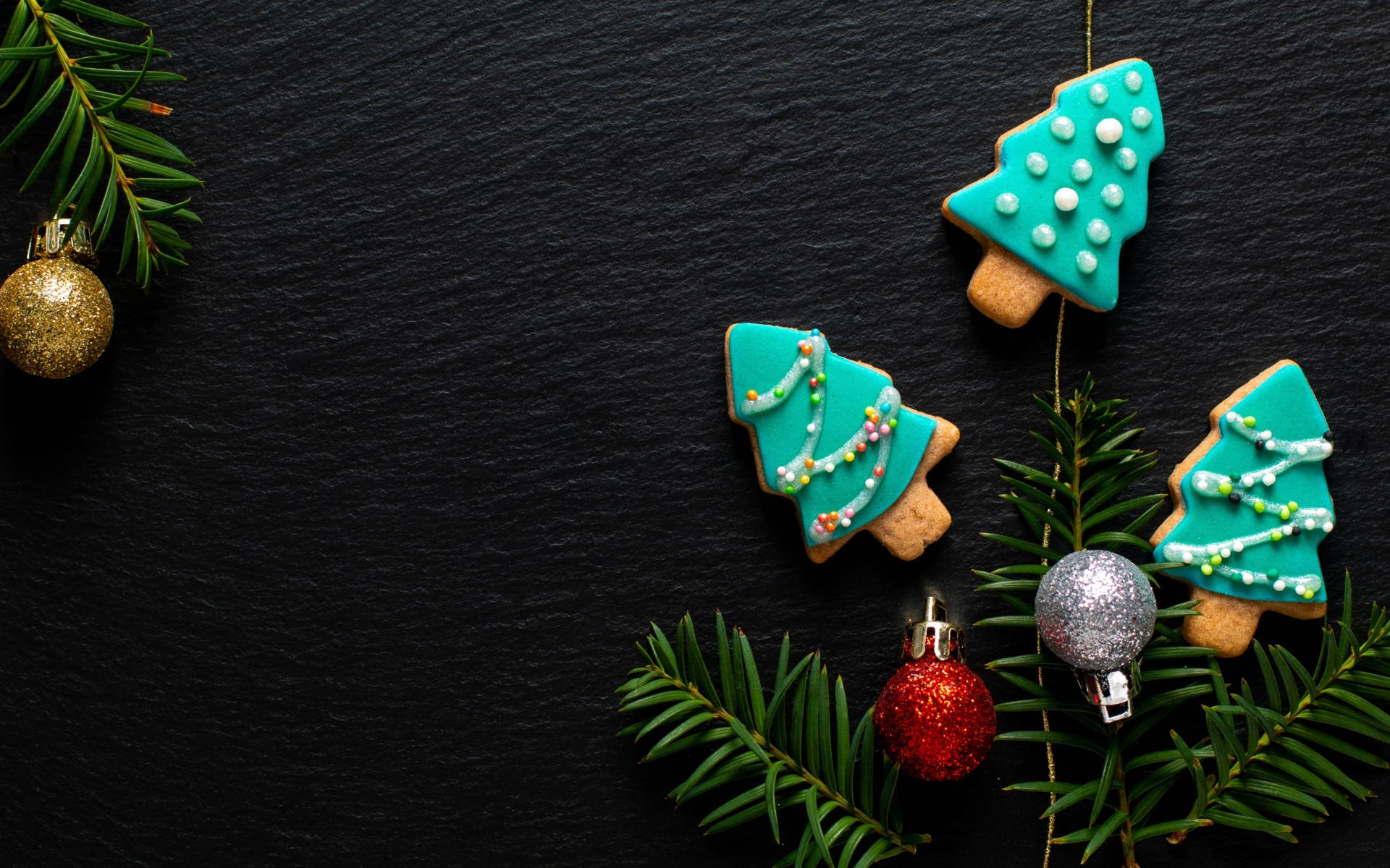 Christmas Cookies Widescreen Wallpaper