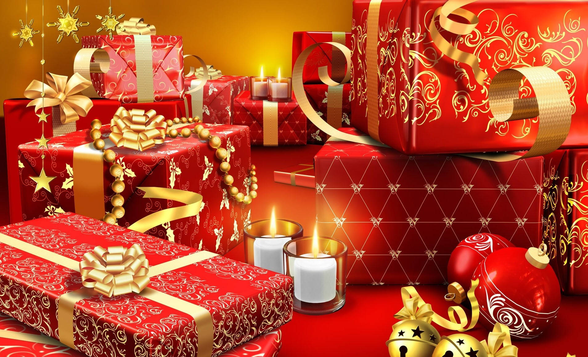 Celebrate The Joy Of Christmas With Widescreen Wallpaper