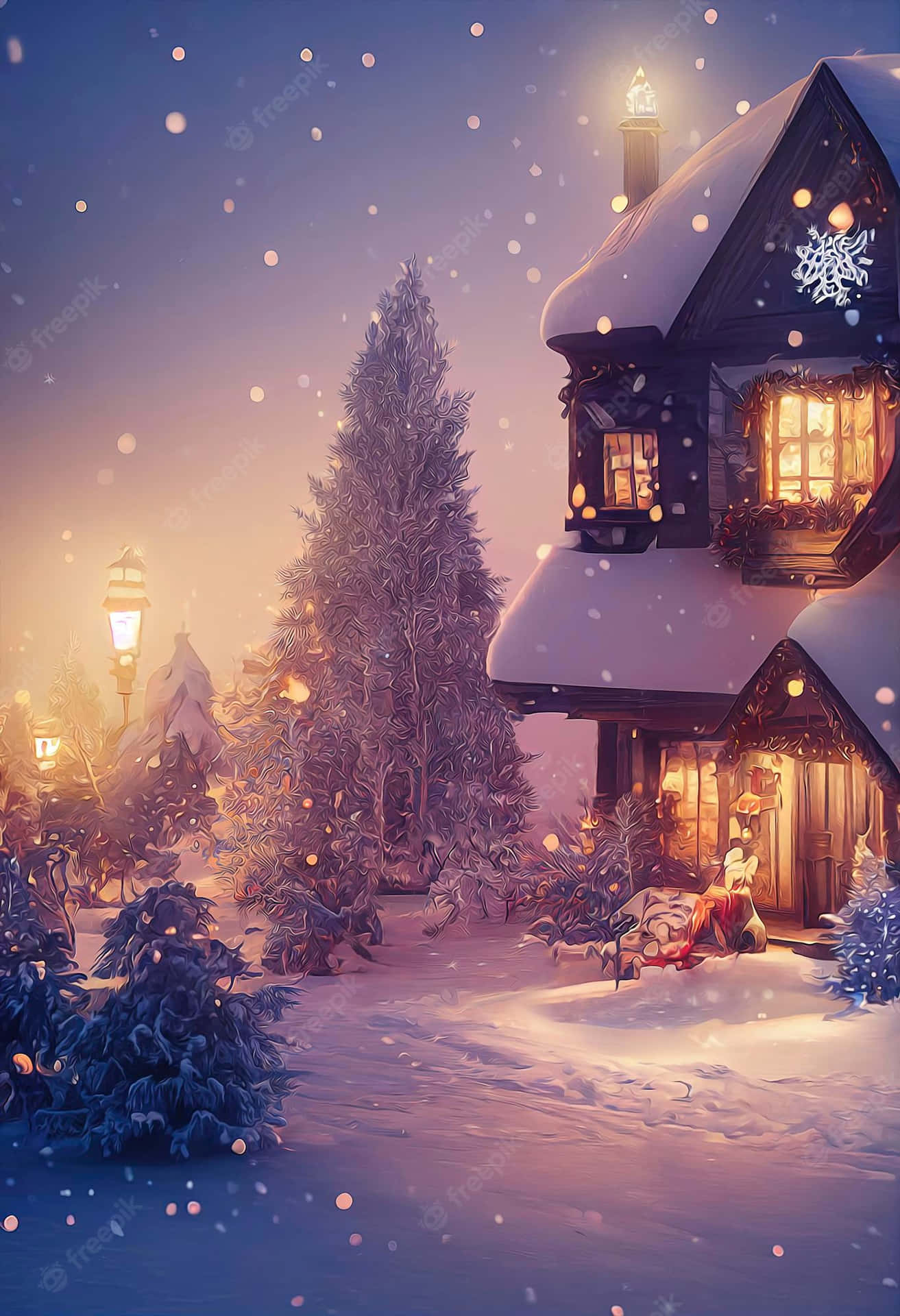 Get ready to celebrate the joy of the winter season in style Wallpaper