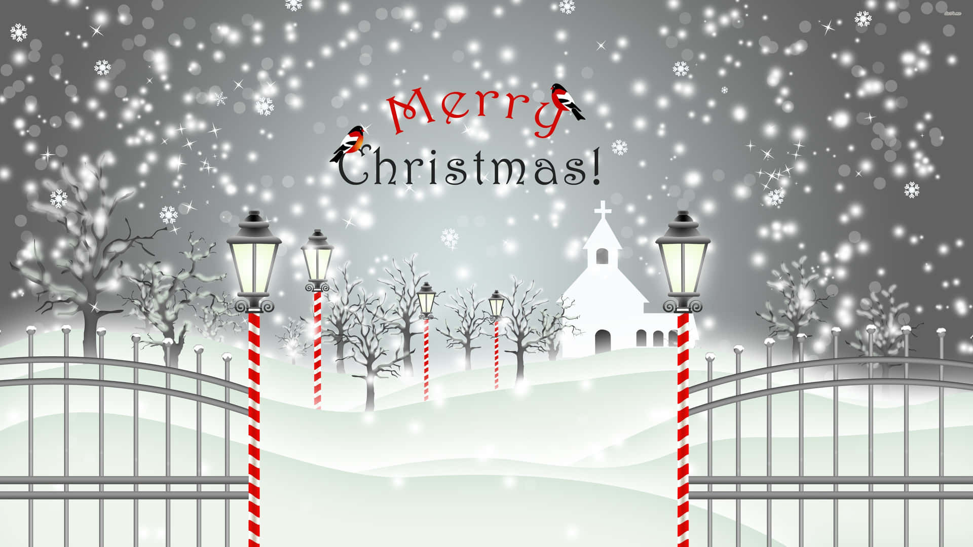 Celebrate the Christmas season in style with a magical winter wonderland. Wallpaper
