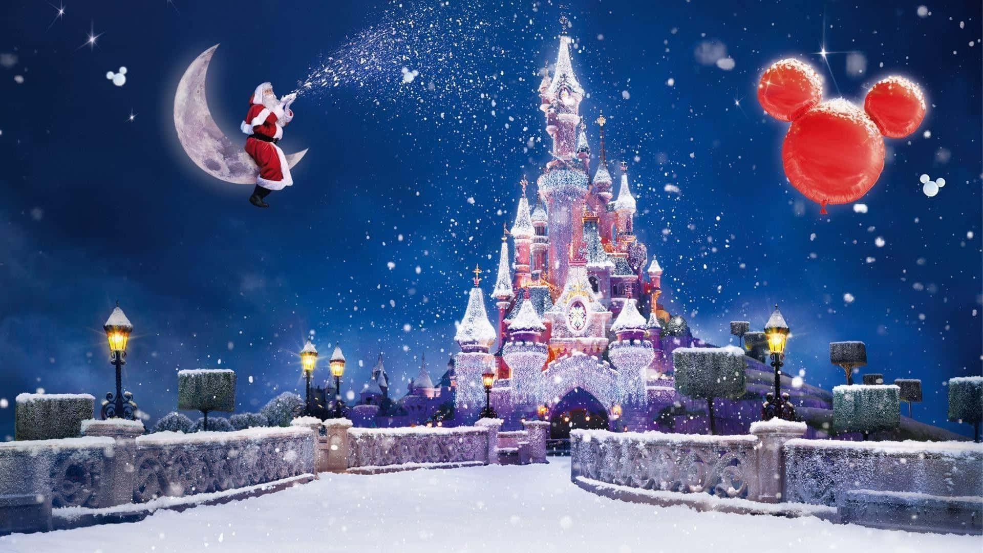 "Experience the Magic of a Winter Wonderland this Christmas!" Wallpaper