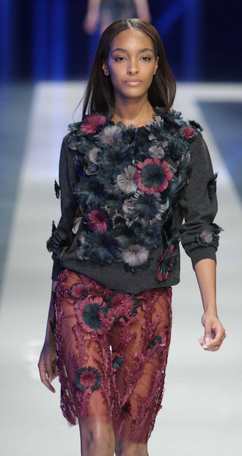 Christopher Kane Floral Outfit Wallpaper