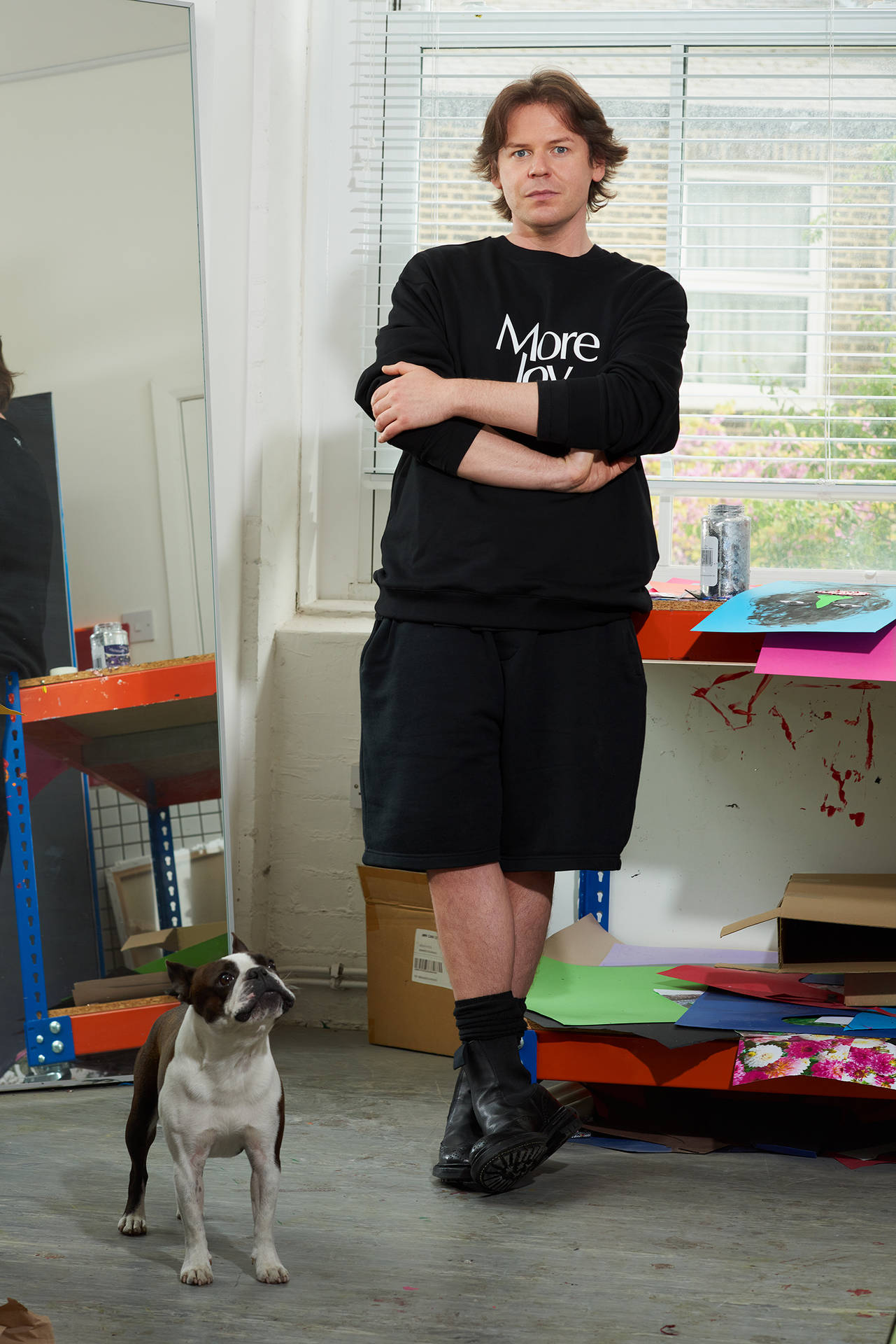Christopher Kane Wearing All-black Outfit Wallpaper