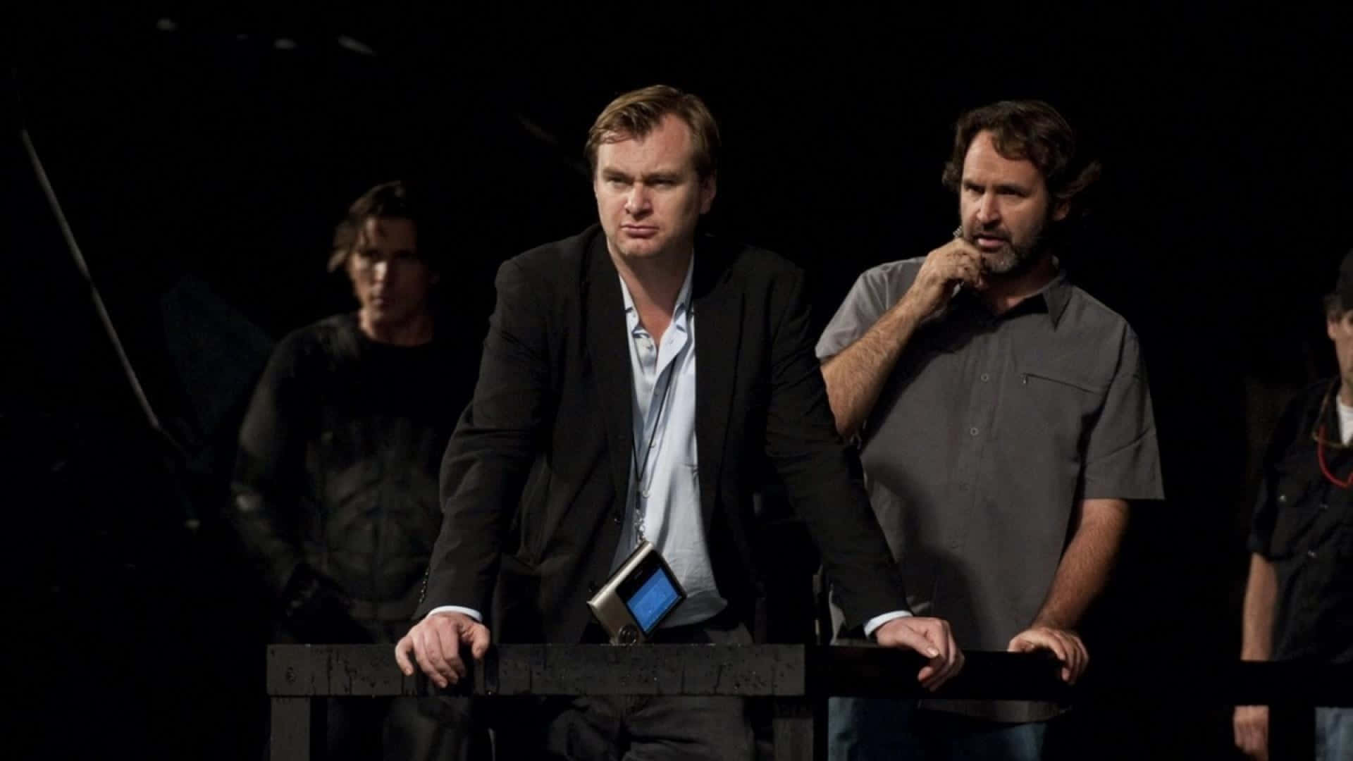 Christopher Nolan Pondering Ideas Wallpaper