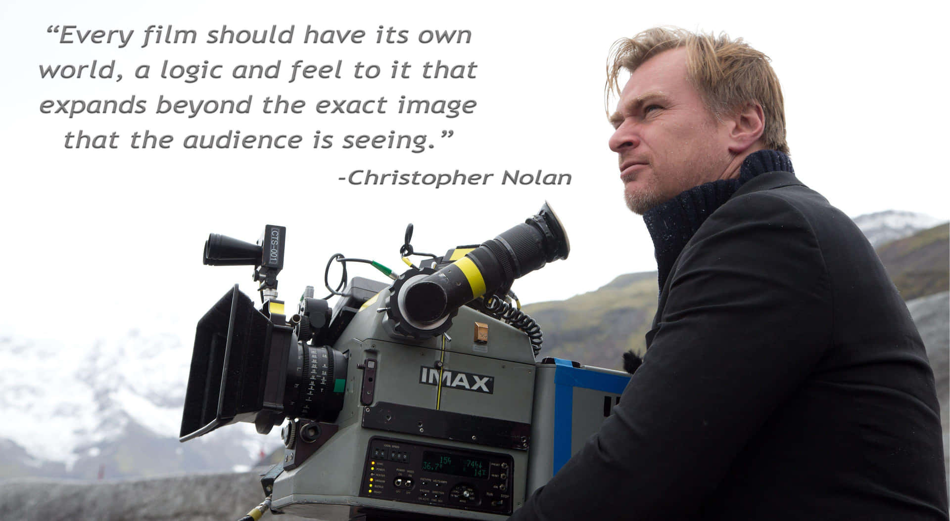 Christopher Nolan - The Mastermind of Cinematic Perfection Wallpaper