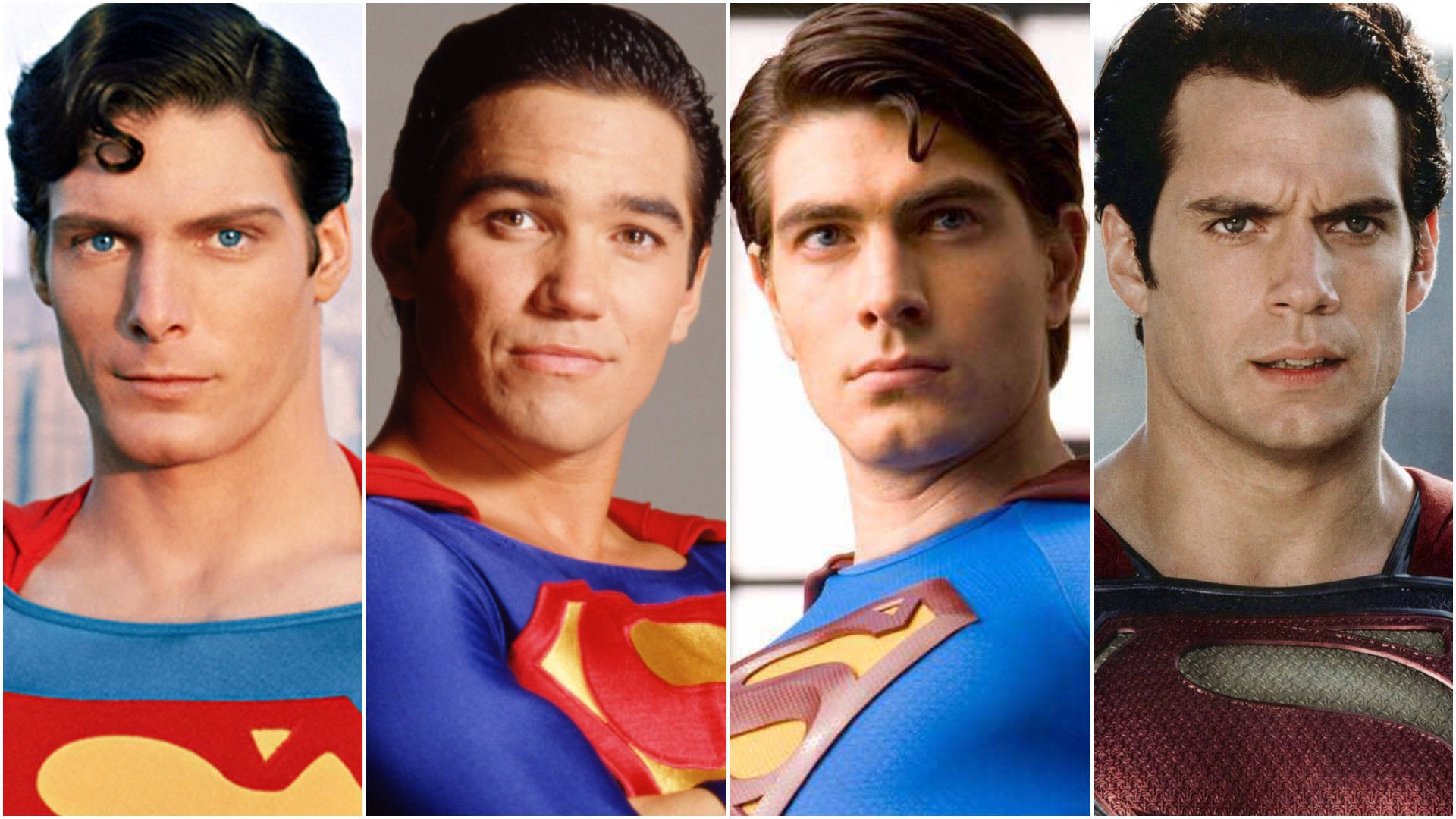 Christopher Reeve And The Superman Actors Wallpaper