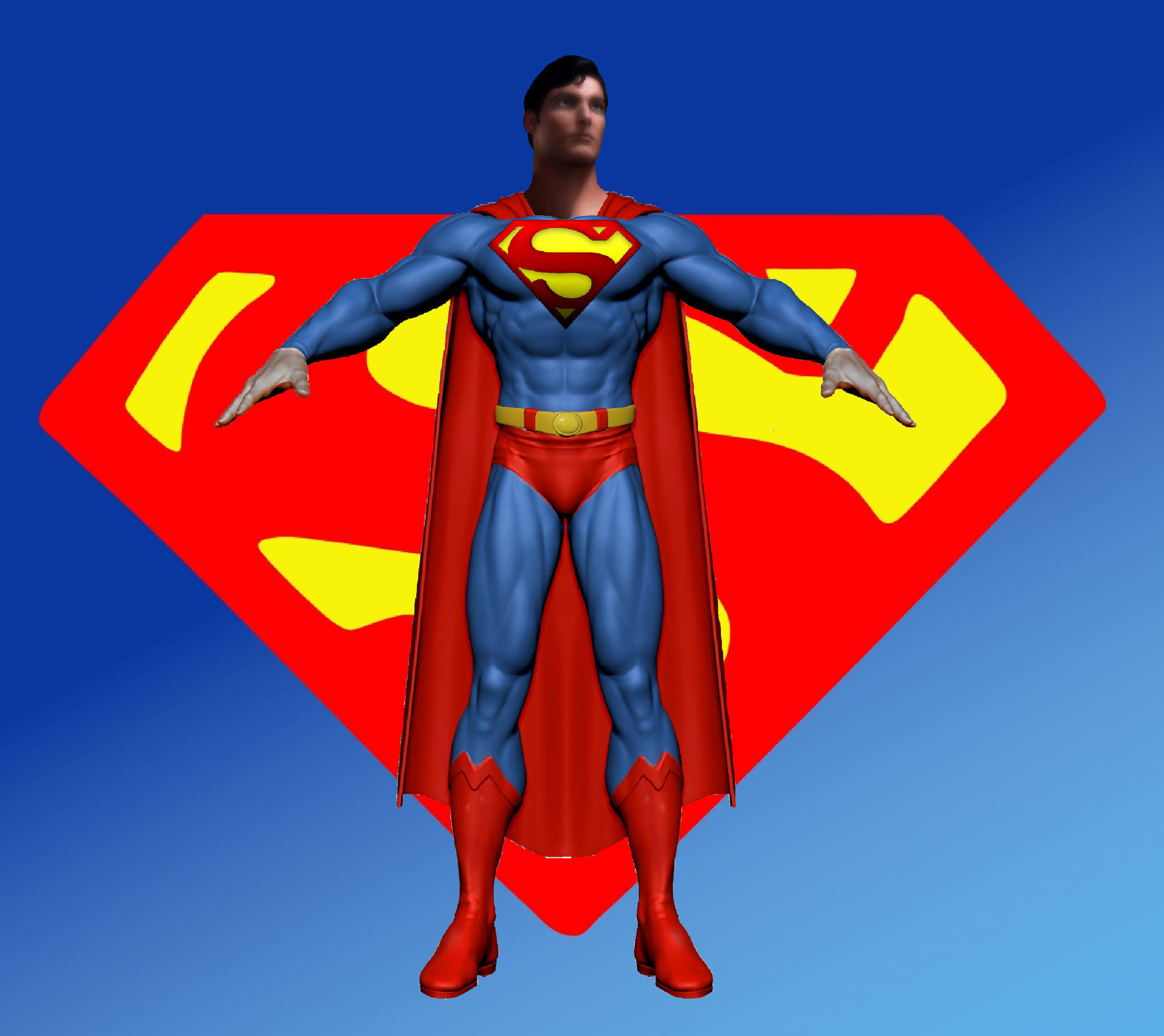 Christopher Reeve Superman Digital Art Wallpaper