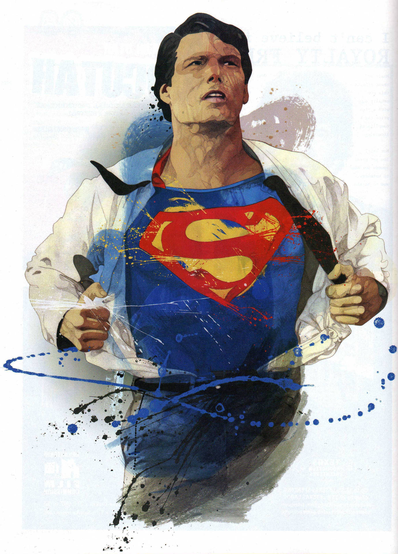Christopher Reeve Superman Fan Art Wallpaper
