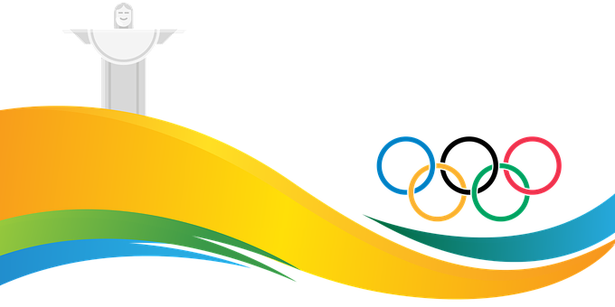 Christthe Redeemer Olympic Rings Banner PNG