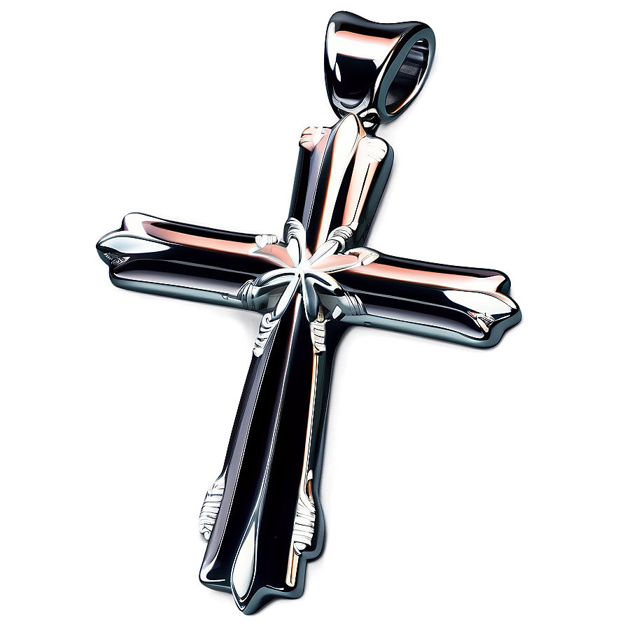 Chrome Heart Cross C PNG