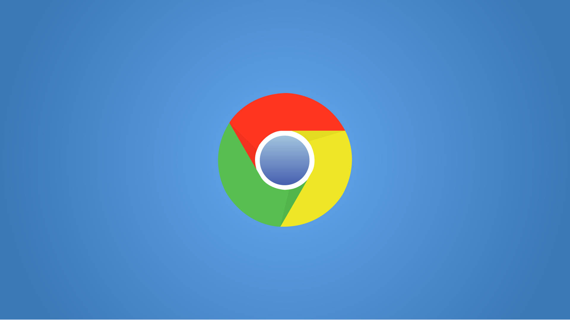 Chrome Icon In Blue Picture