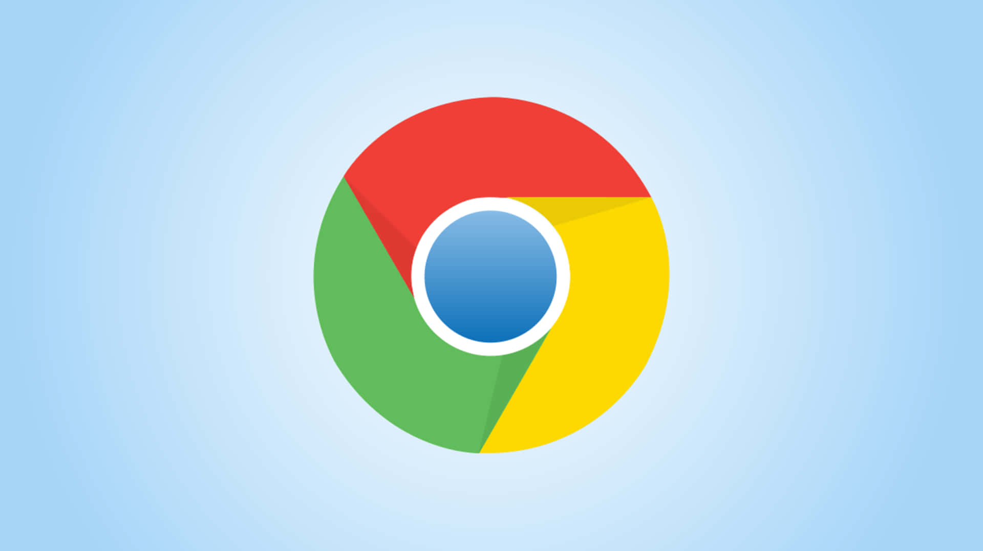 Et billede af Google Chrome-browseren som baggrundsbillede.