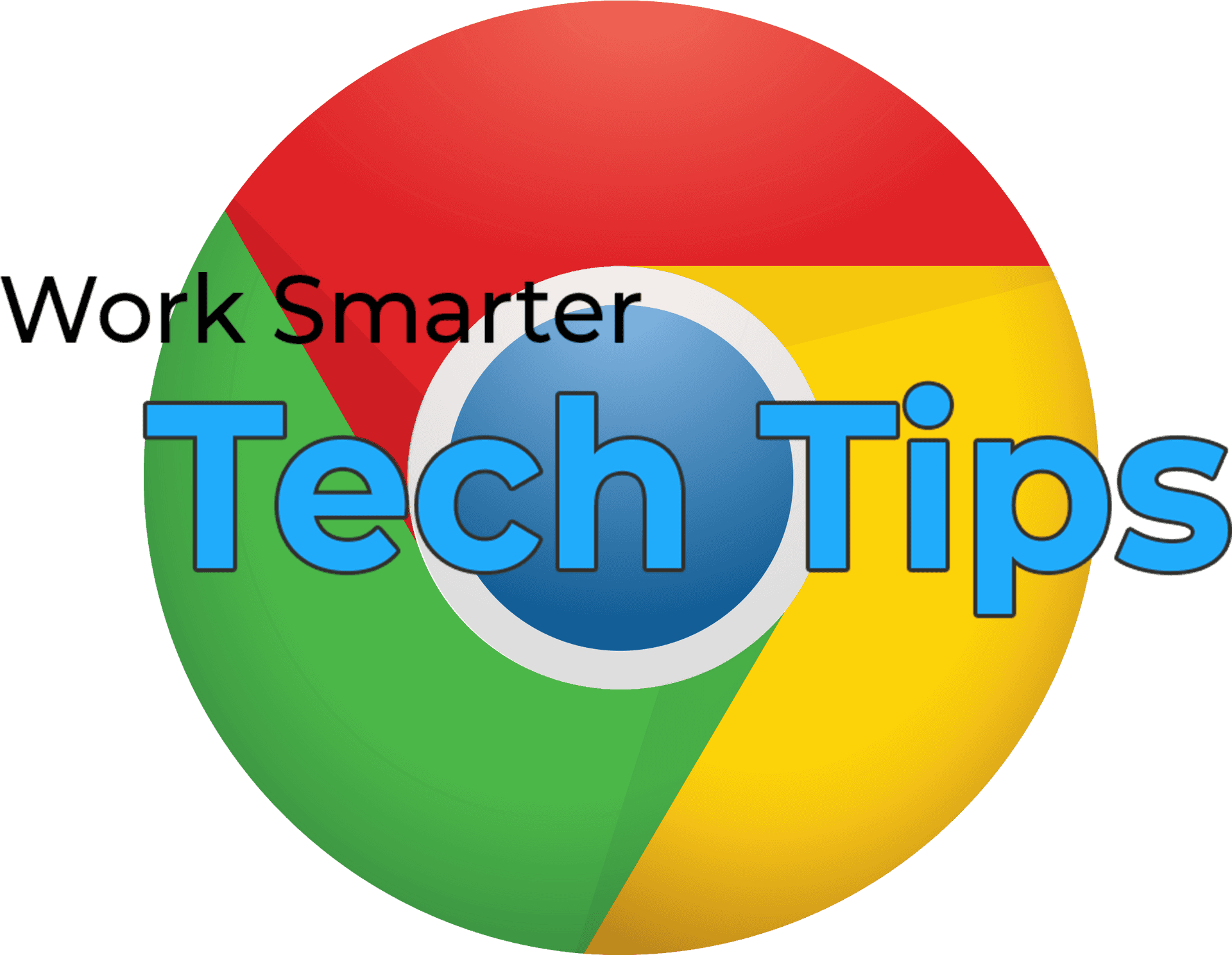 Chrome Tech Tips Graphic PNG