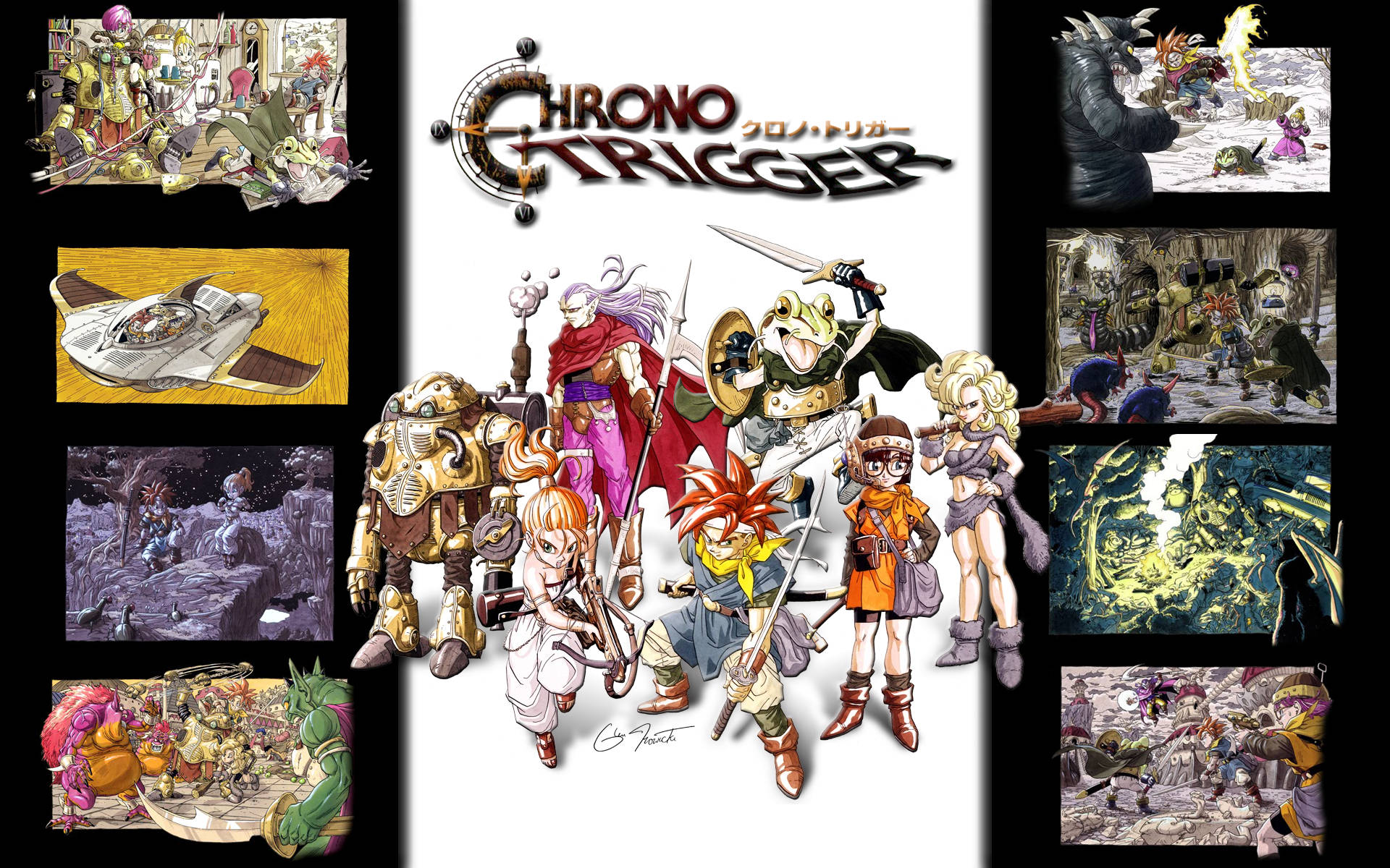 Chrono Trigger 1995 Game Digital Cover