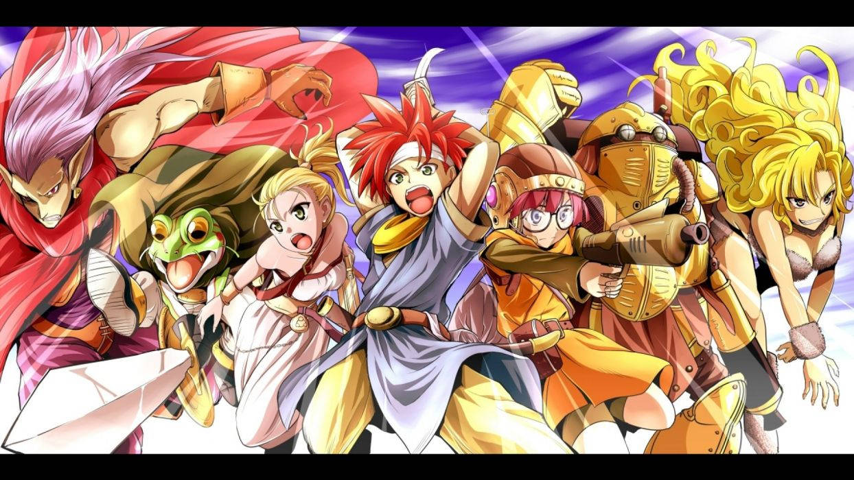 Chrono Trigger Characters Animated Poster