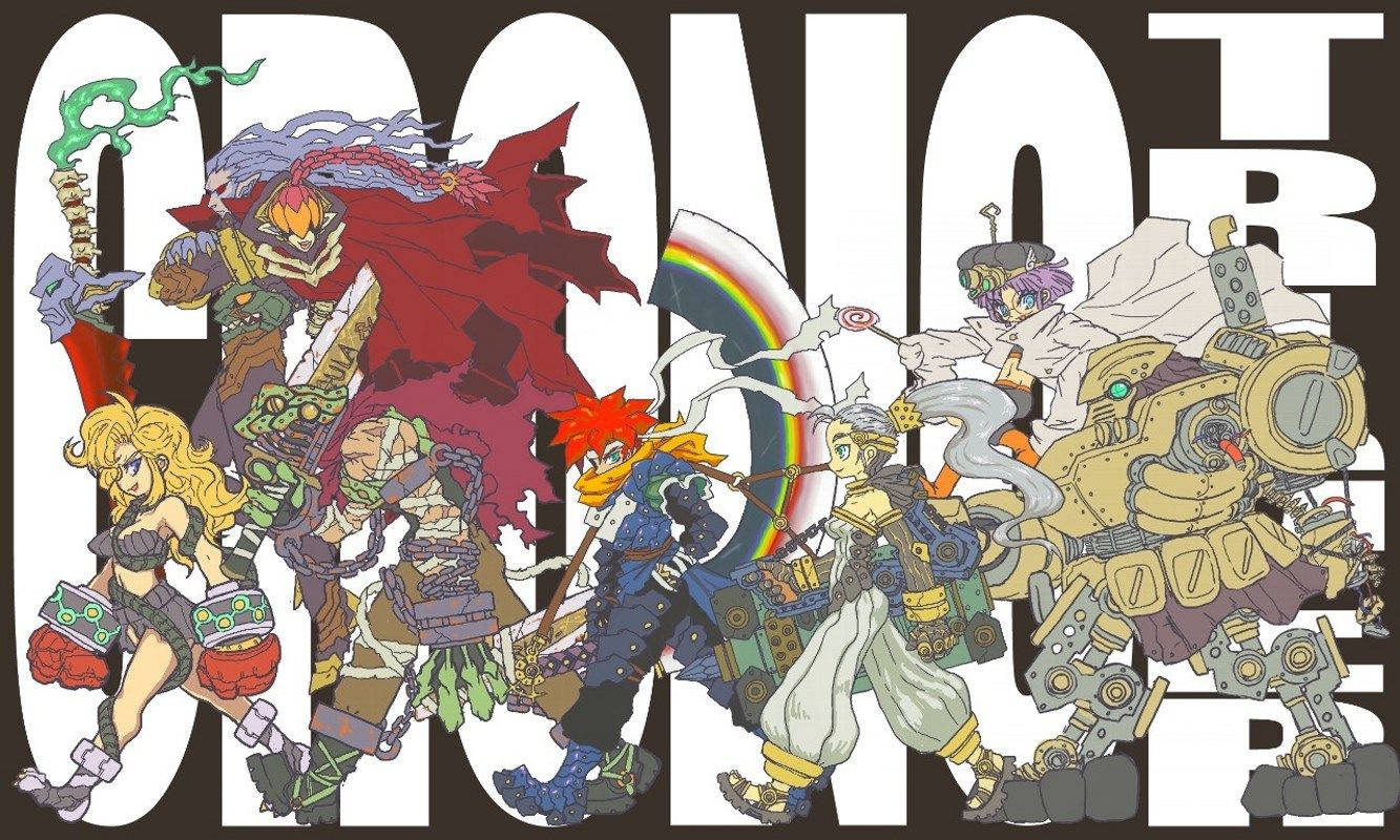 Chrono Trigger Walking Characters Poster