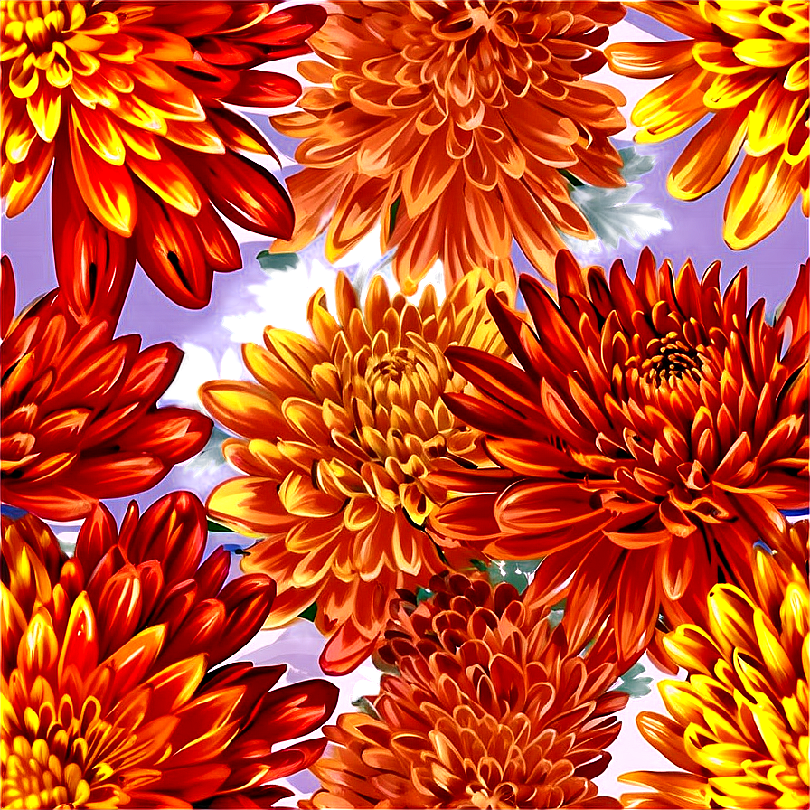 Chrysanthemum Petal Pattern Png Oah PNG