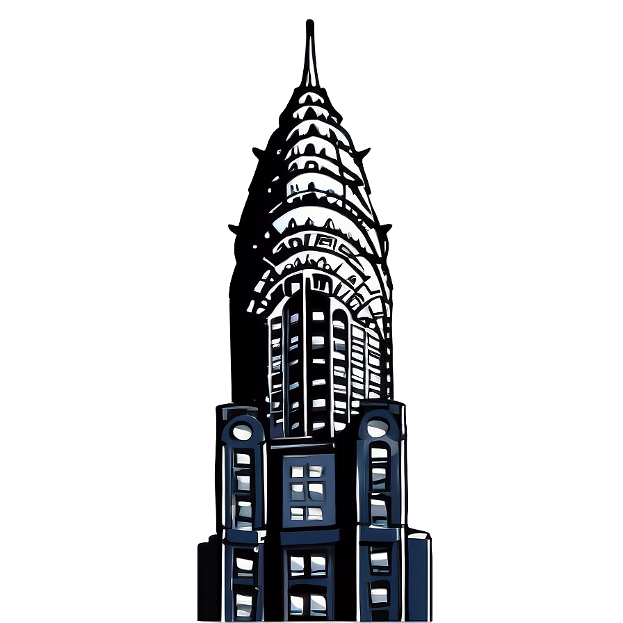 Chrysler Building Abstract Representation Png 83 PNG