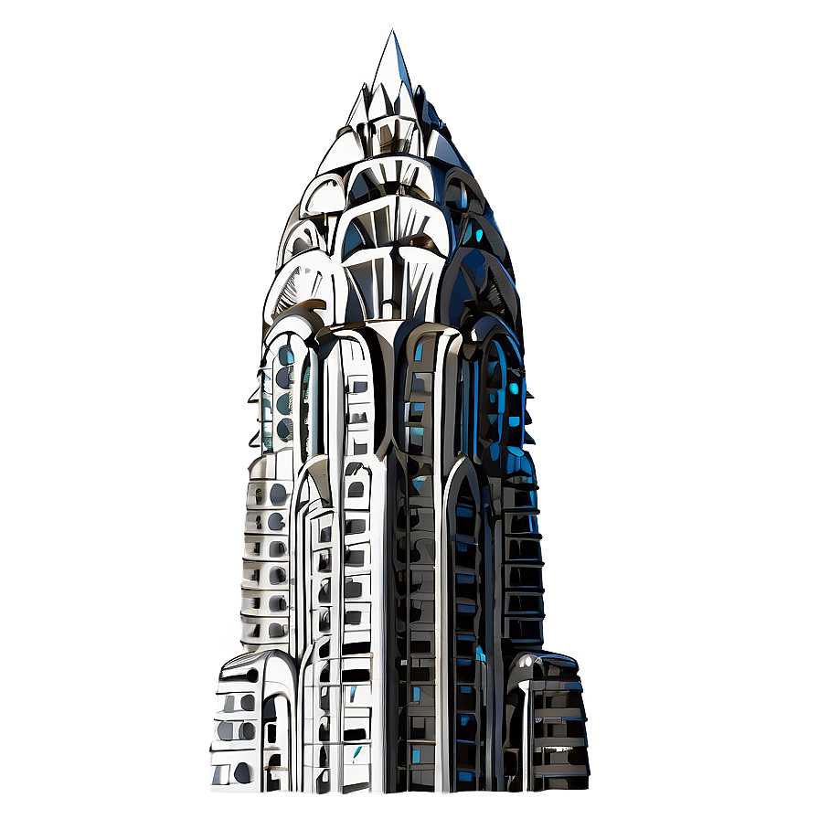 Chrysler Building Architecture Detail Png Fwh72 PNG