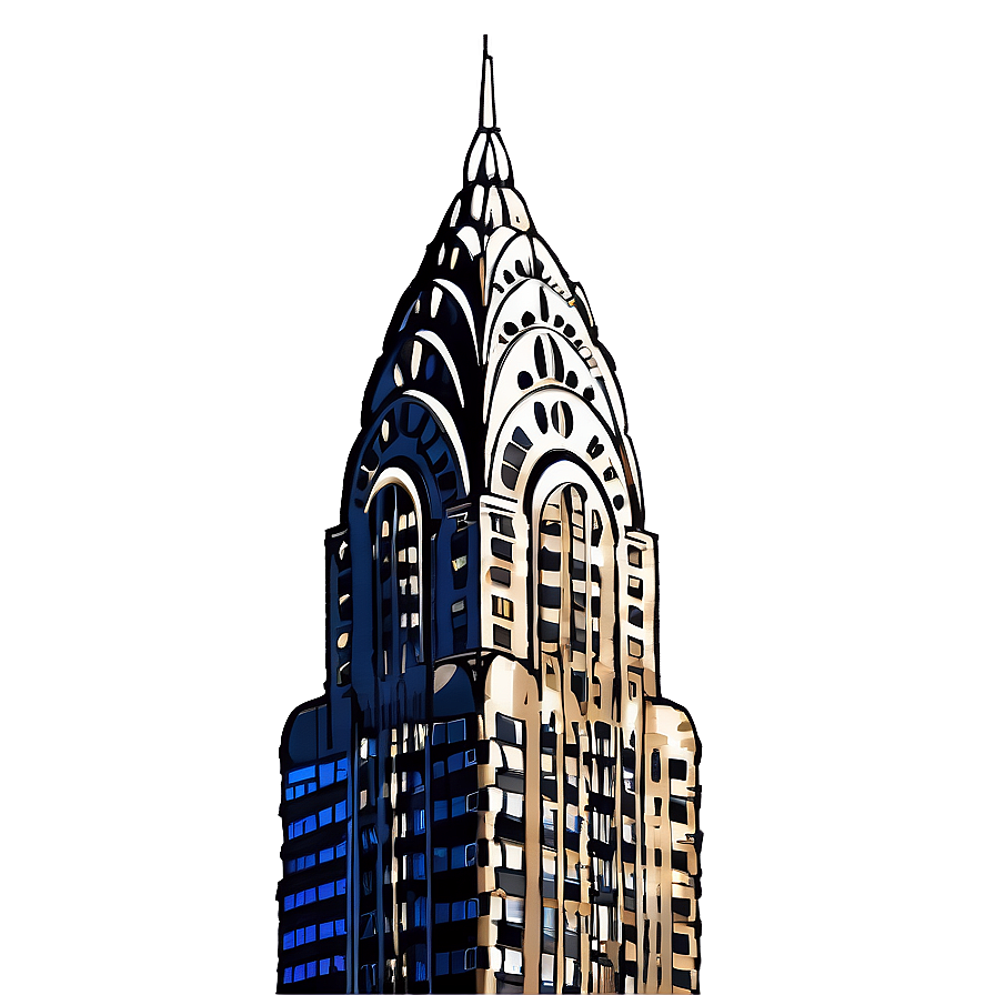 Chrysler Building Artistic Impression Png 06252024 PNG