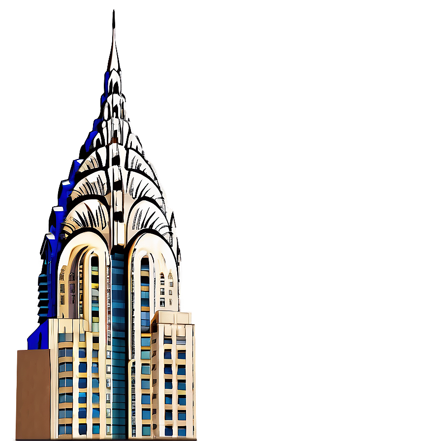 Chrysler Building Cityscape Background Png Lqp PNG
