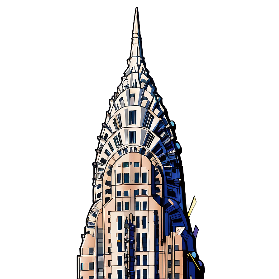 Chrysler Building In Autumn Png Myh83 PNG