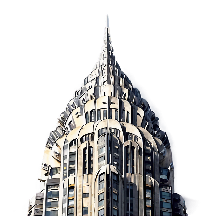 Chrysler Building In Fog Png Utm89 PNG