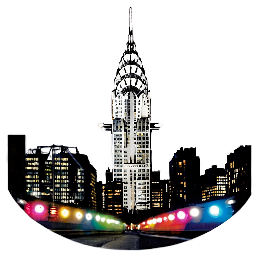 Chrysler Building Light Display Png Dyg PNG