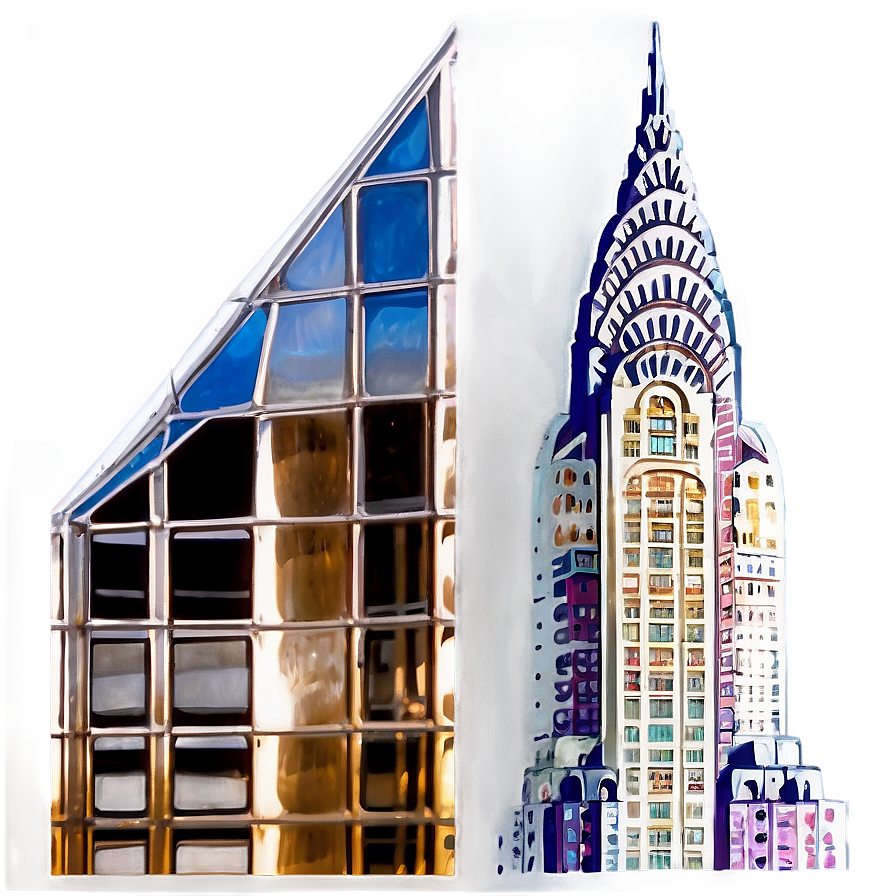 Chrysler Building Reflective Glass Png 06252024 PNG