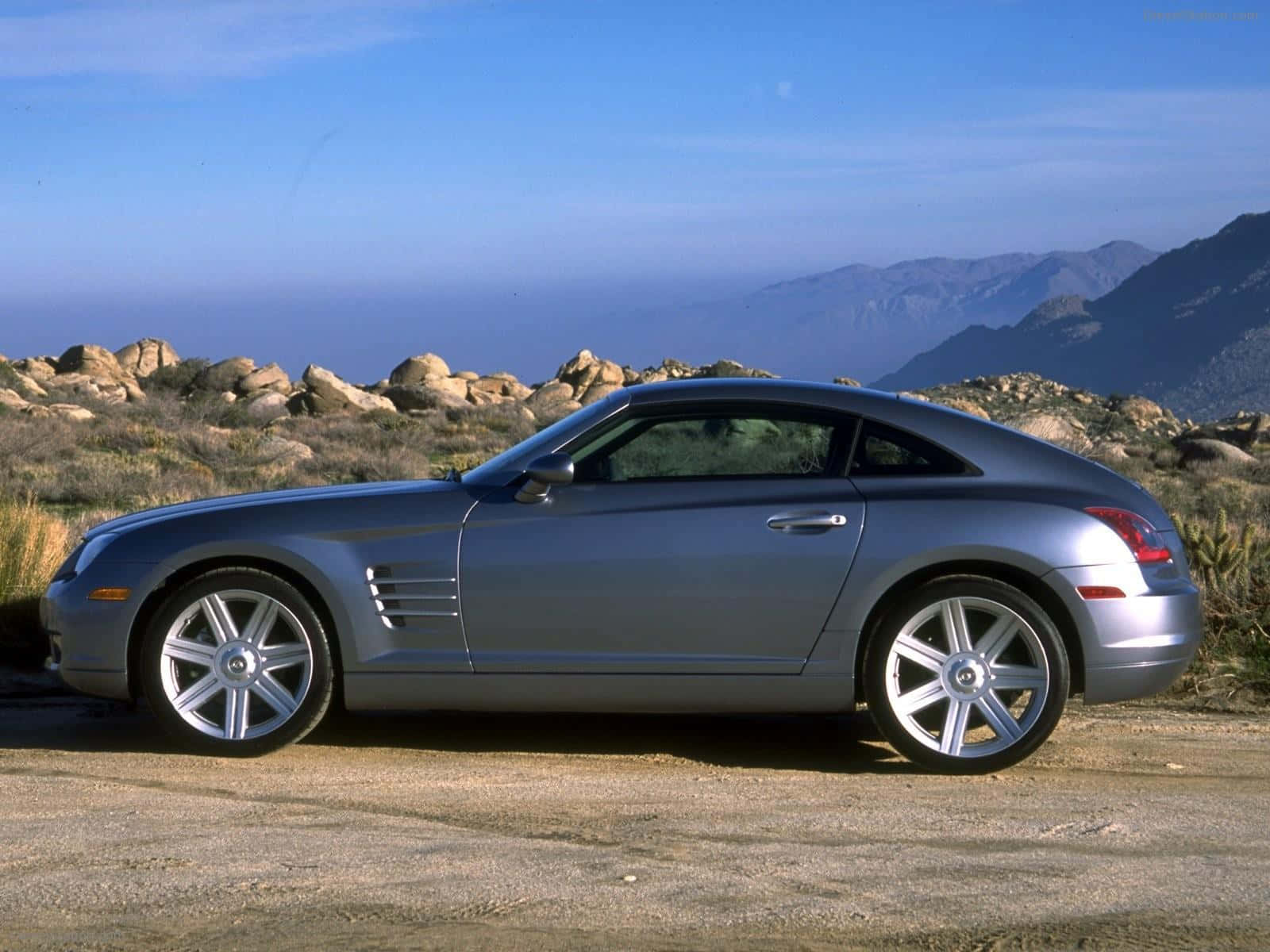 Sleek Red Chrysler Crossfire Wallpapers Wallpaper