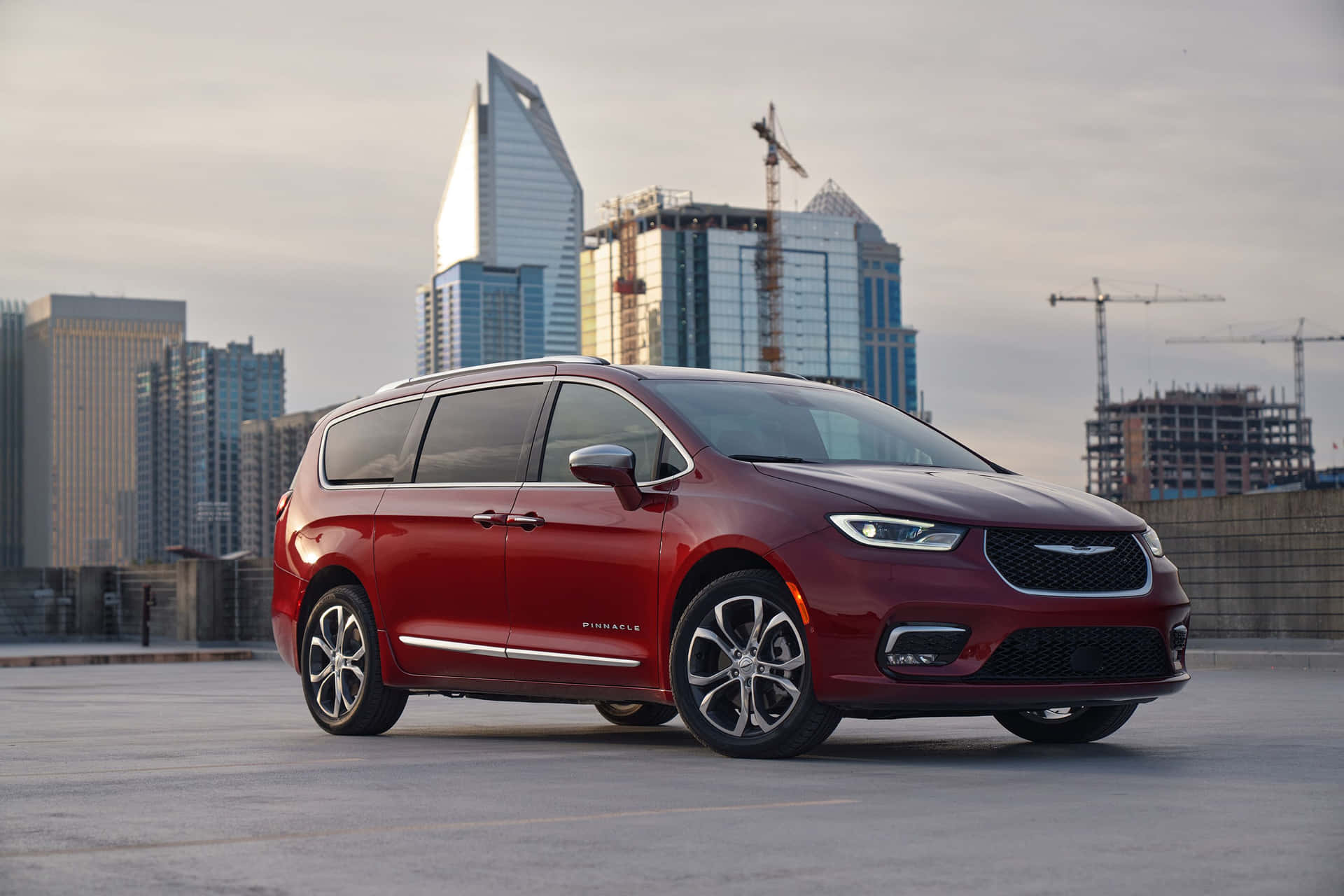 A Stunning Chrysler Pacifica on the Open Road Wallpaper
