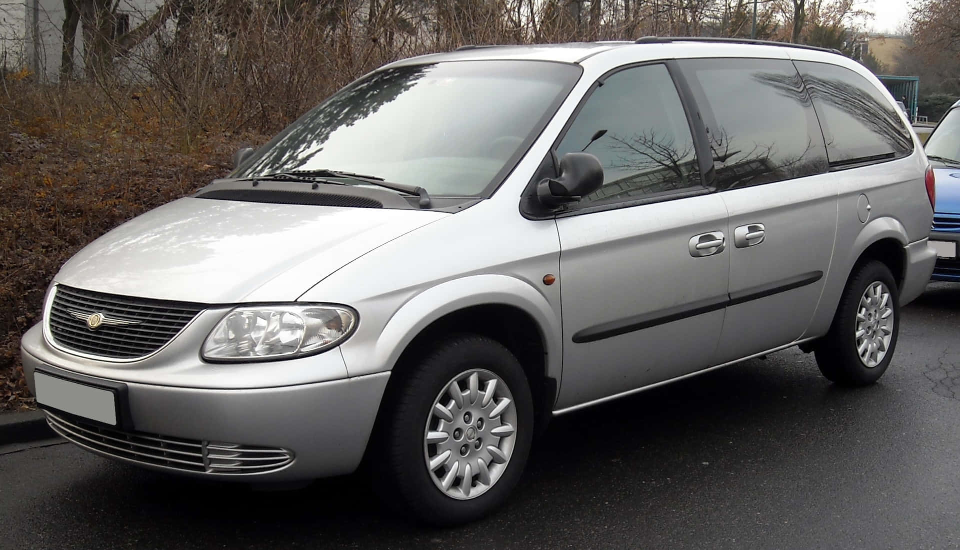 Chrysler Voyager Cruising on the Road Wallpaper