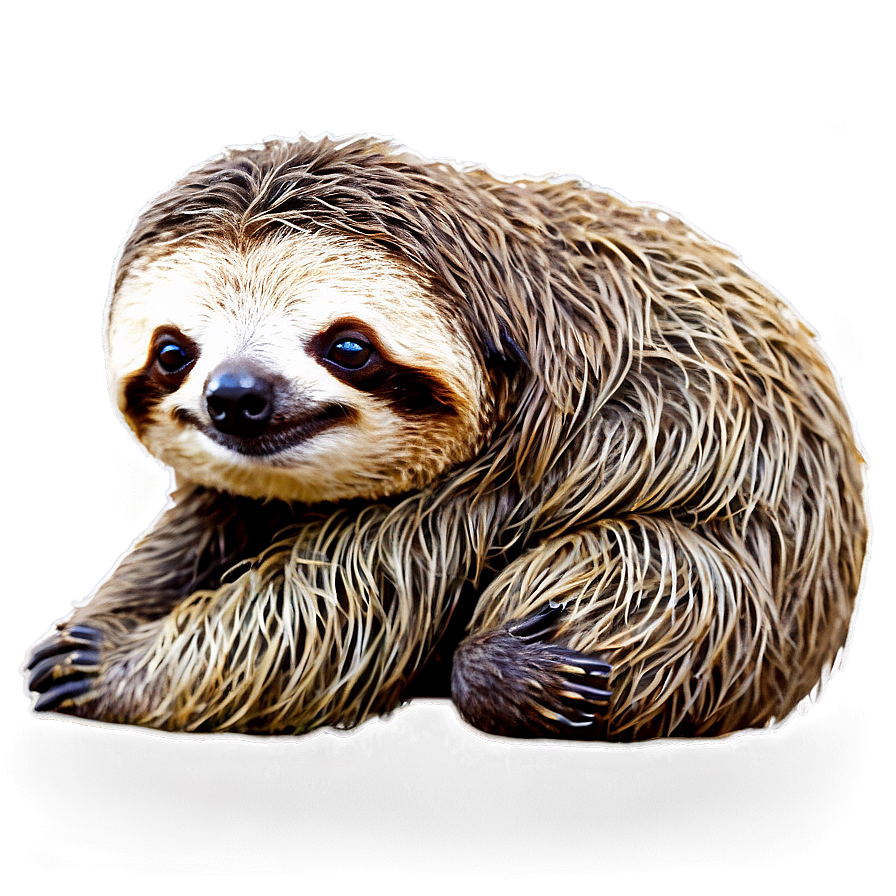 Chubby Sloth Png 06112024 PNG
