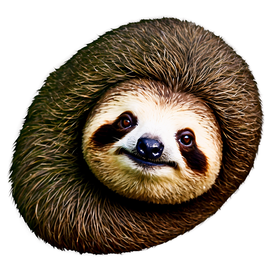 Chubby Sloth Png 06112024 PNG