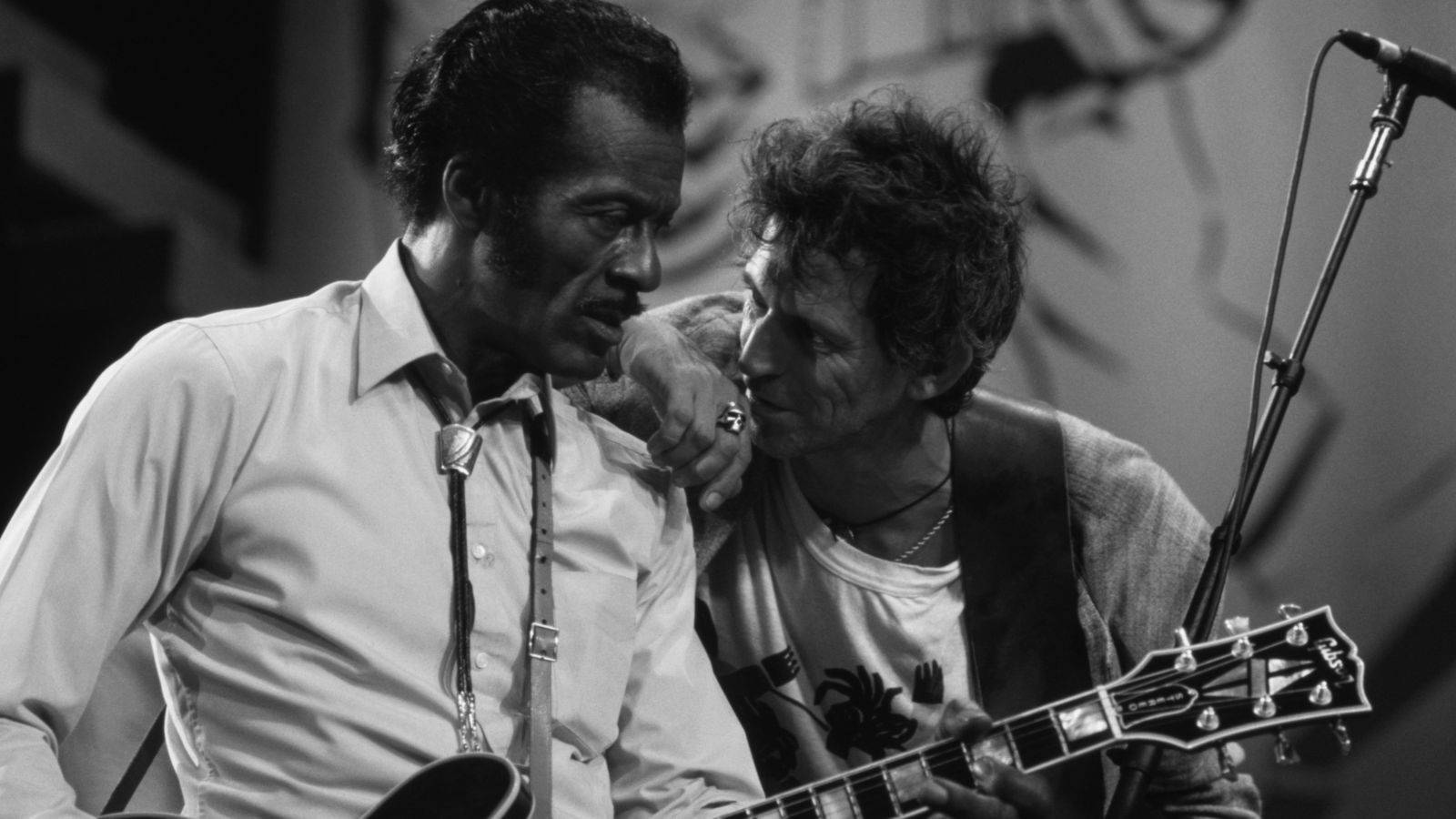 Chuck Berry And Keith Richard Wallpaper