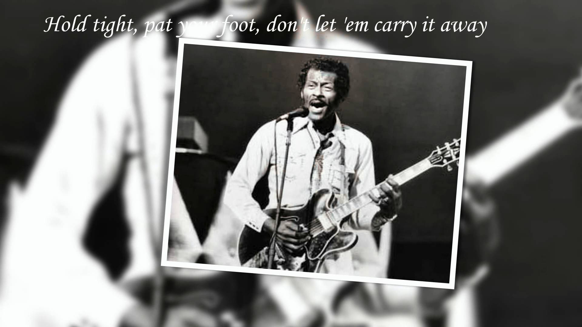 Chuck Berry Double Photo Background