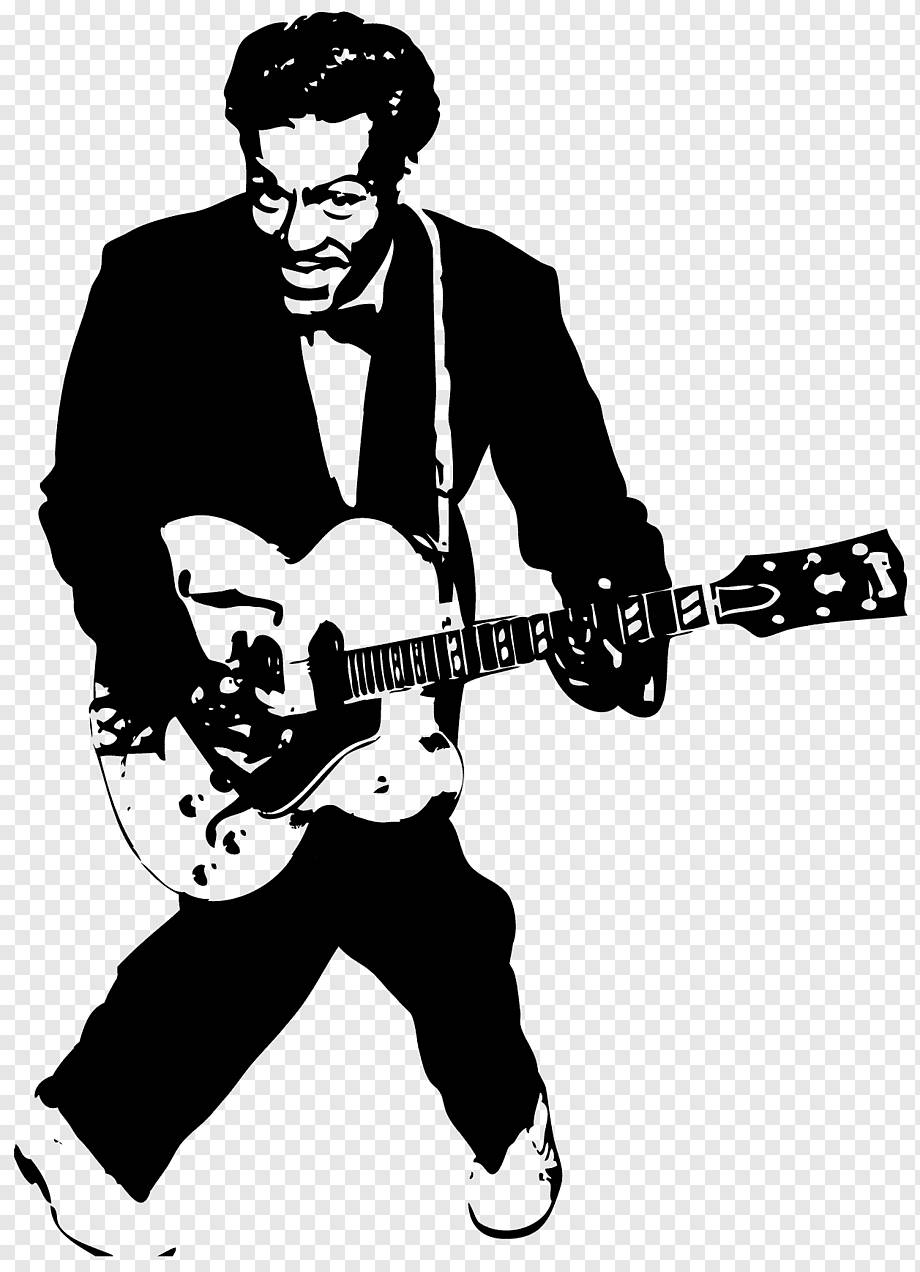Chuck Berry i PNG-format Wallpaper
