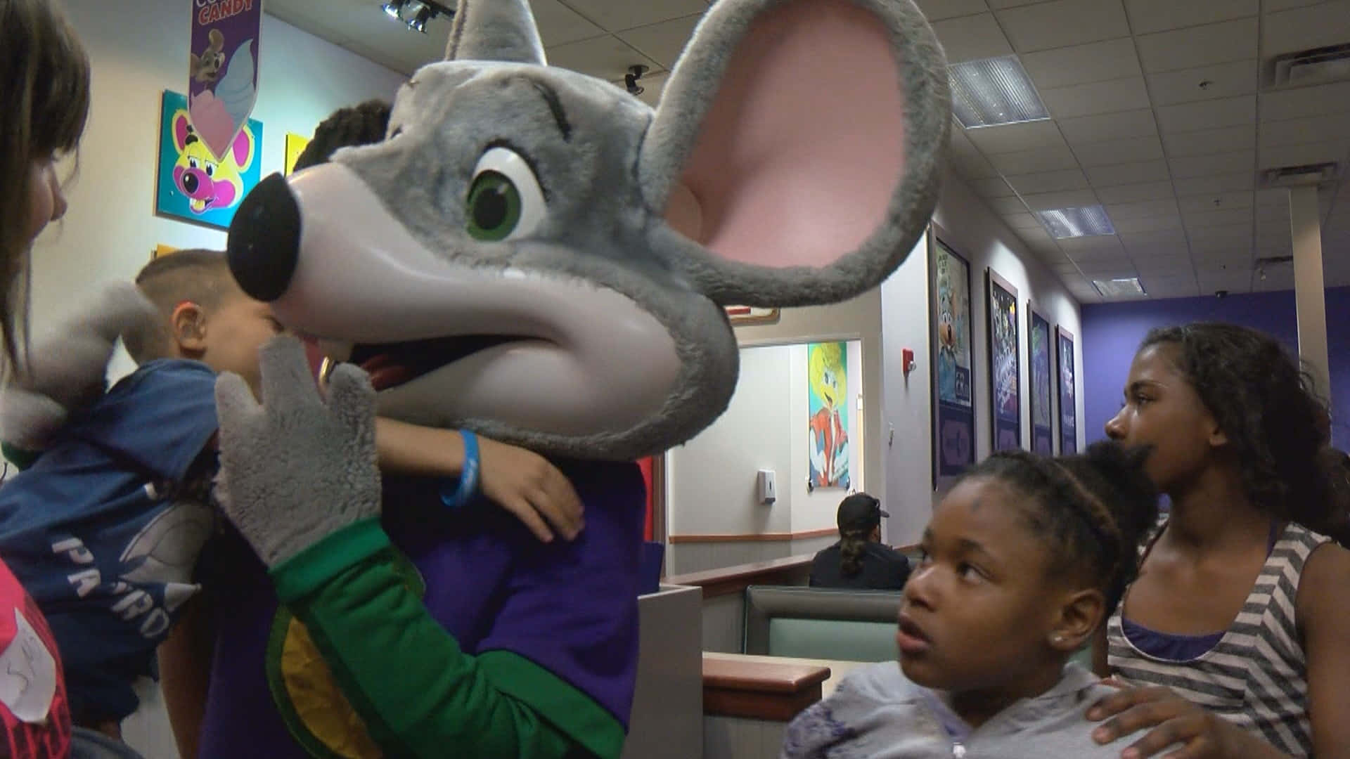 Enjoy Pizza and Games at Chuck E Cheese!