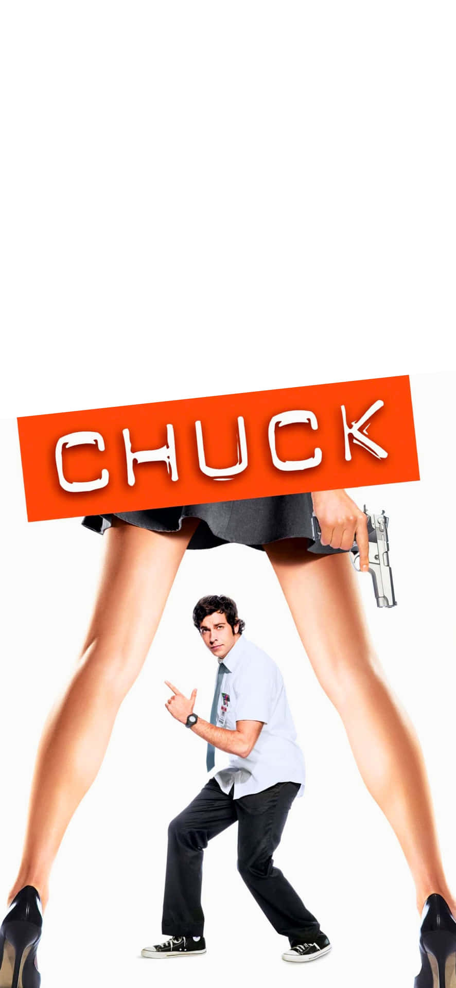 Chuck T V Show Promotional Poster Wallpaper
