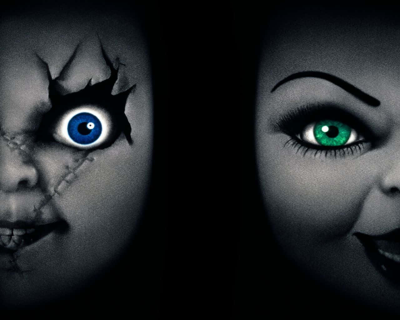 “Chucky and Tiffany - United in Horror” Wallpaper