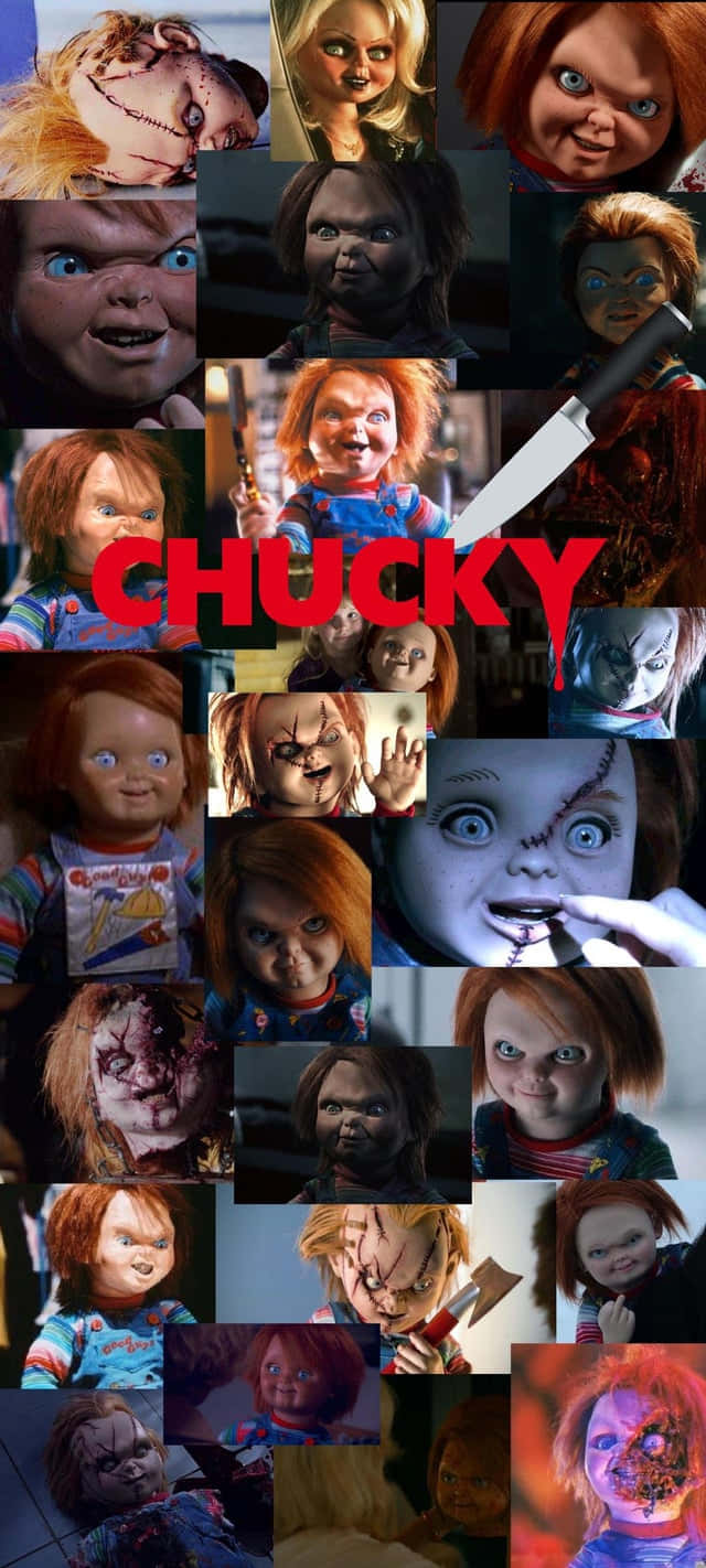 Chucky Und Tiffany 640 X 1422 Wallpaper