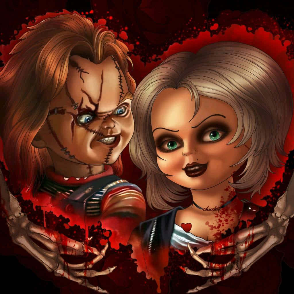 Download Childs Play Chucky And Tiffany Wallpaper  Wallpaperscom