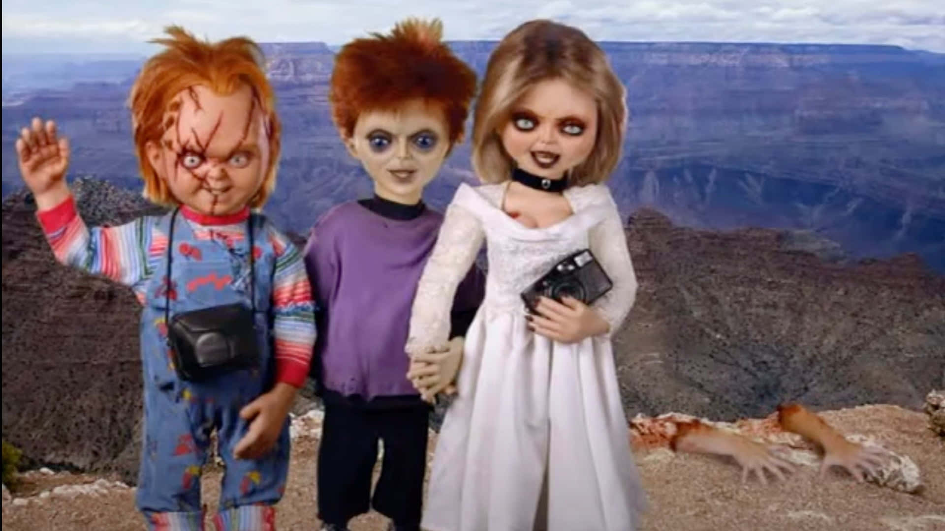 Elamor Encontrará Un Camino: Chucky Y Tiffany Encuentran La Felicidad. Fondo de pantalla