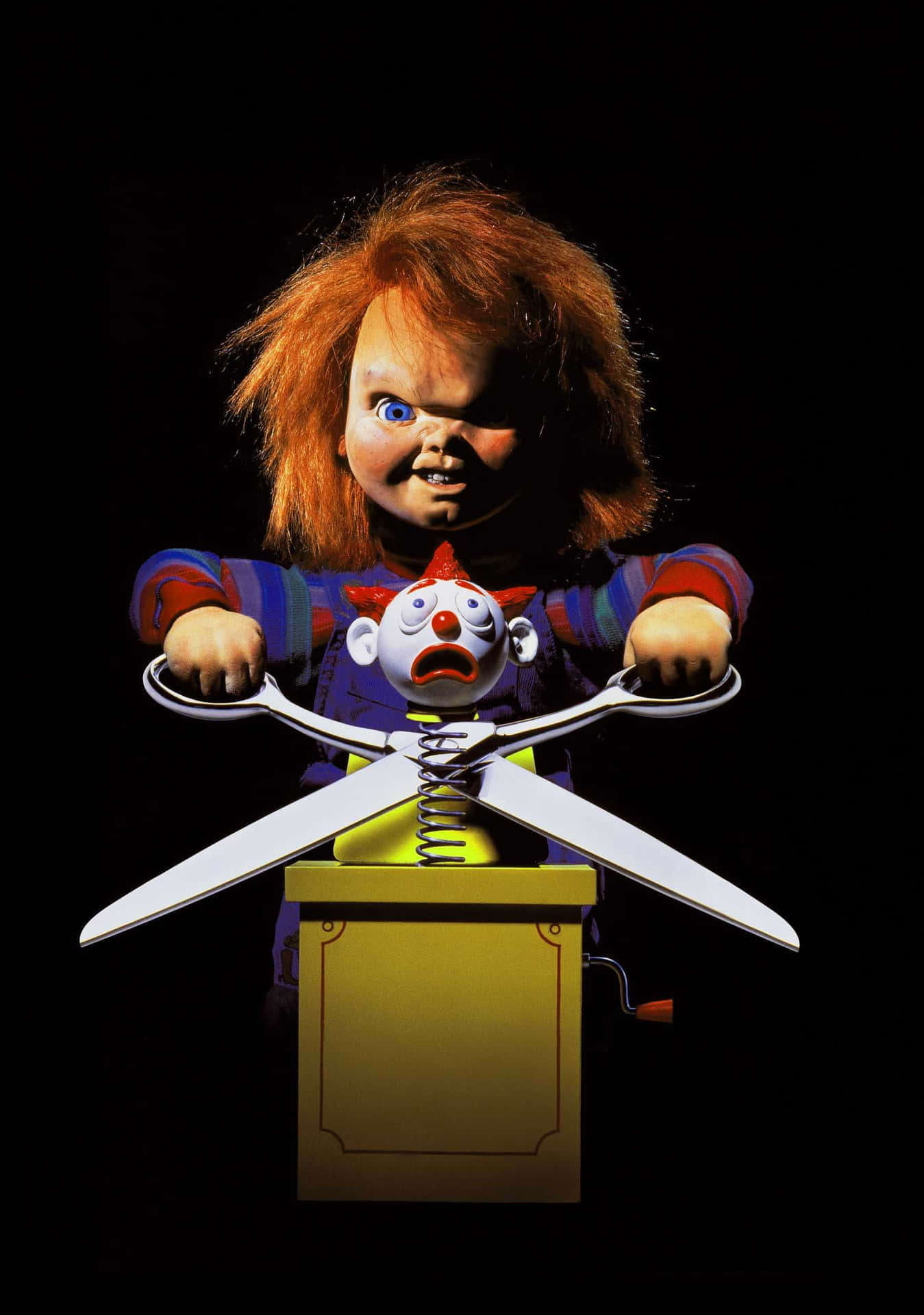Chucky,den Ondskabsfulde Dukke Og Kult Klassisk Horror Karakter