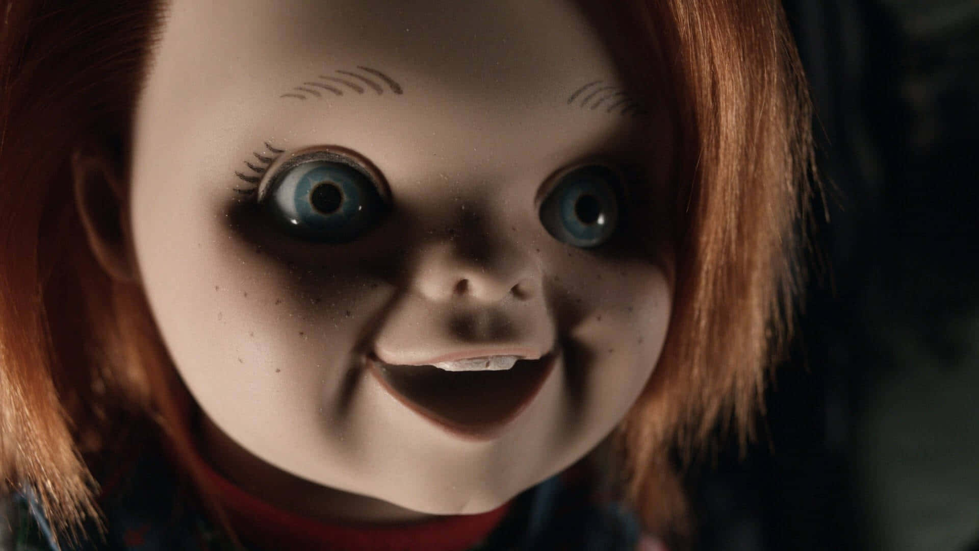 Chucky Doll With Gleeful Eyes Wallpaper