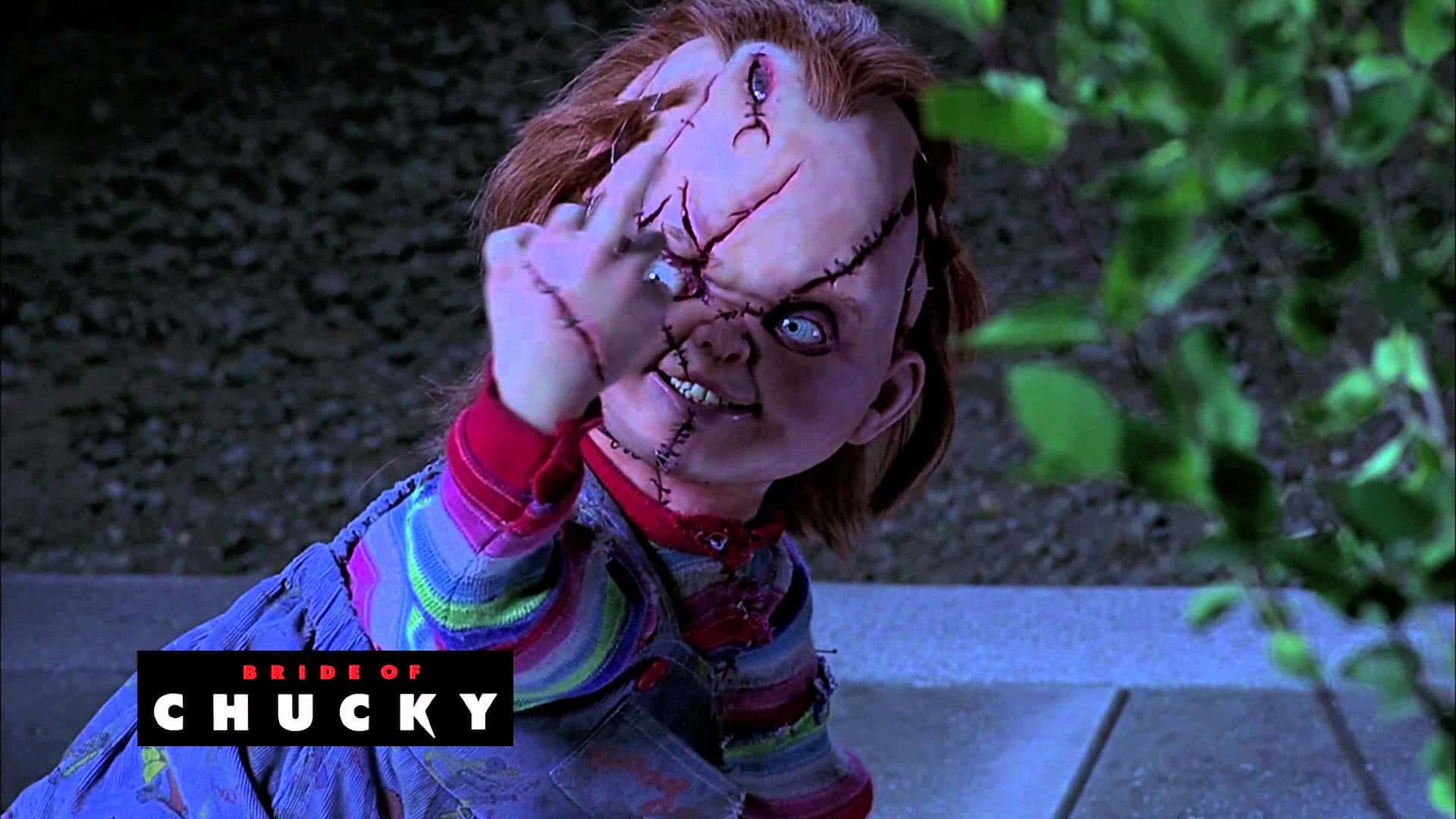 !Chucky Dukke er klar til at sprede frygt i dit hjerte! Wallpaper